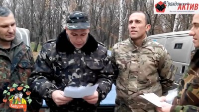 "Тёплая" помощь бойцам ВСУ (видео)