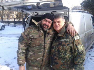 Никопольский военком не забывает боевых друзей