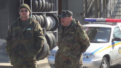 Конфликты на Никопольском блокпосту  (видео)