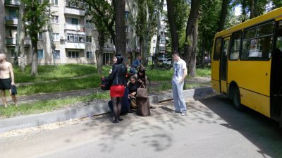 ДТП в районе автовокзала. Столкновение рейсового автобуса с грузовой Газелью (фото)