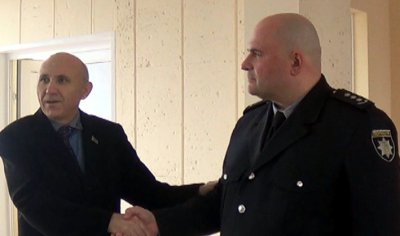 Никопольские полицейские в зоне АТО (видео)