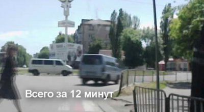 И вновь об автодорожной логистике в городе, точнее об ее отсутствии: Кольцевая развязка р-н ЦУМа (видео)